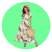 پیراهن بلند تابستانی