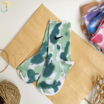 جوراب ساقدار کش انگلیسی یونیسکس طرح آبرنگی برند دومینو