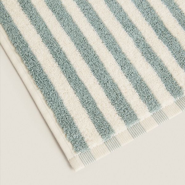 حوله دست و صورت زارا هوم طرح STRIPED JACQUARDi