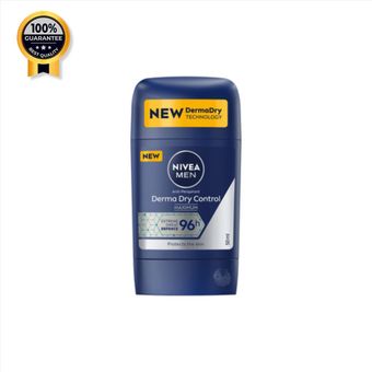 استیک ضد تعریق مردانه نیوآ Nivea اورجینال 96 ساعته Derma dry control حجم 50 میل