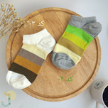 جوراب زیر قوزکی مردانه طرح رینگی درشت برند بوگارو