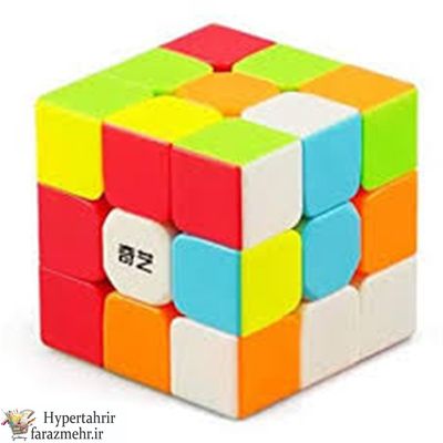 مکعب روبیک مدل  3*3*3 خودرنگ