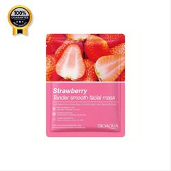 ماسک ورقه ای توت فرنگی بیوآکوا Bioaqua اصلی نرم کننده