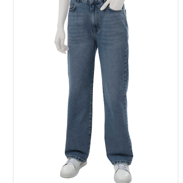 شلوار جین Straight فاق بلند زنانه کدsuperdryW17S50503C