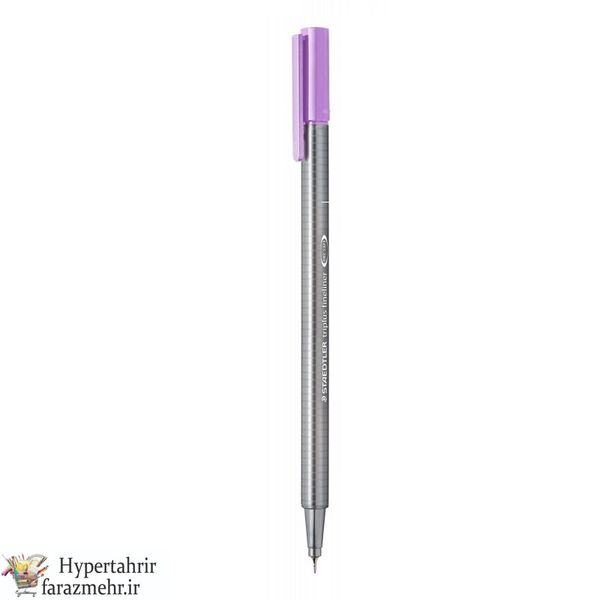 روان نویس نوک نمدی  استدلر (STAEDTLER) مدل تریپلاس   Triplus Fineliner کد 334 رنگبندی ( 48 رنگ )