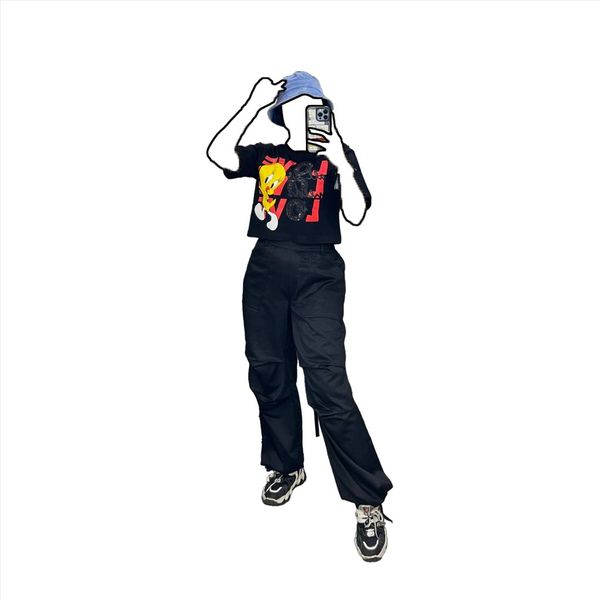 کراپ و تیشرت زنانه