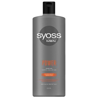 شامپو تقویت کننده مو مردانه سایوس Syoss مدل Power حجم 500 میل