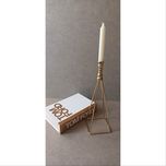 جا شمعی فلزی طرح روشنا