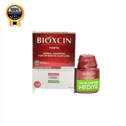 شامپو ضد ریزش فورت بیوکسین Bioxcin اورجینال مناسب ریزش مو شدید 300 میل به همراه 100 میل هدیه