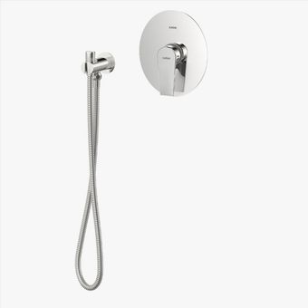 شیر سرویس بهداشتی کسری مدل فیدل توکار کروم