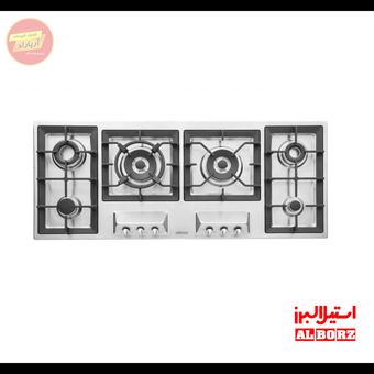 اجاق گاز 6 شعله استیل ایتالیایی S6121 استیل البرز