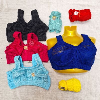 12 عدد سوتین نیم تنه توری لیفه ای