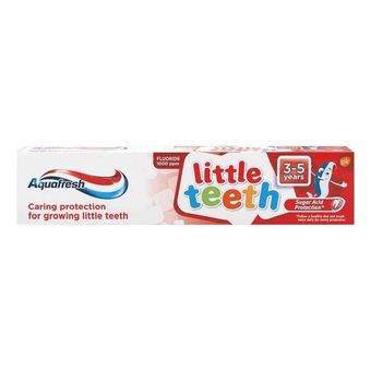 خمیر دندان کودک آکوافرش Aquafresh مدل little teeth حجم 50 میل
