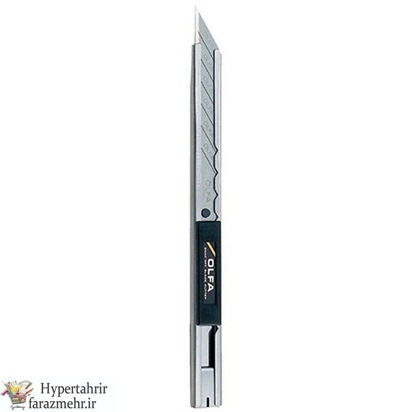 کاتر الفا (OLFA) ژاپنی باریک مدل SVR-1 تیغ سی درجه