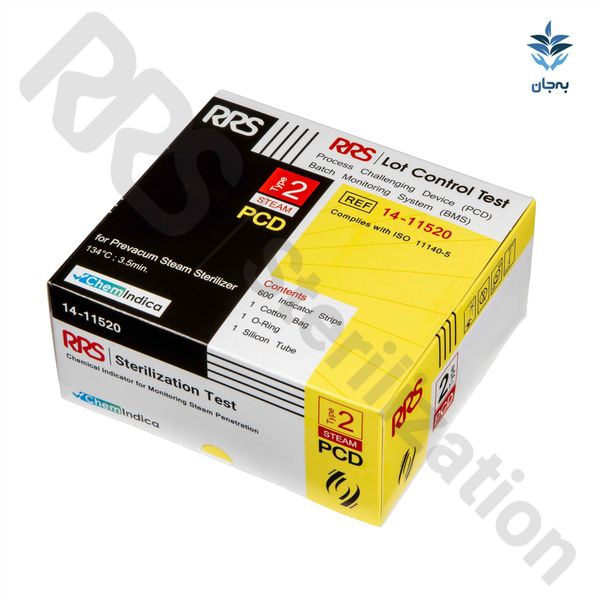 نشانگر نواری PCD مخصوص کنترل دسته‌های استریل (RRS 14-11520) - جعبه 600 عددی تست نواری