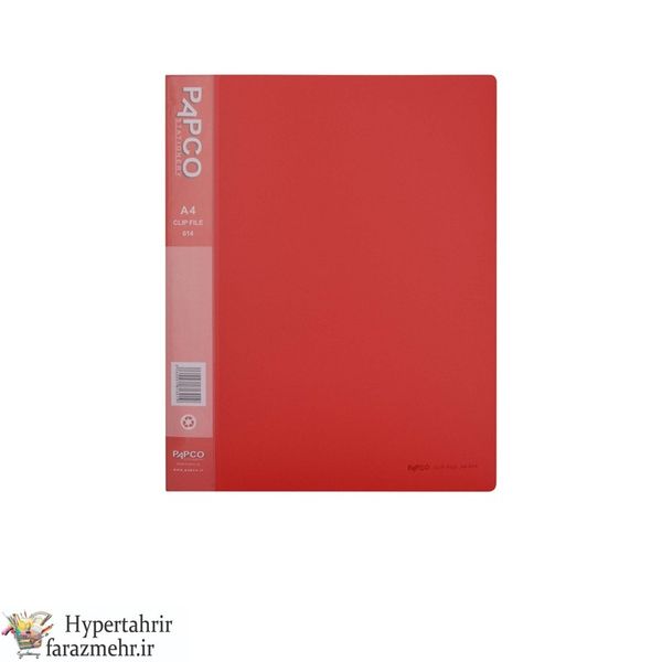 کلیپ فایل یک فنر پاپکو (Papco ) کد A4-614 رنگبندی (سبز-کرم- آبی -قرمز-نارنجی-مشکی )