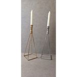 جا شمعی فلزی طرح روشنا