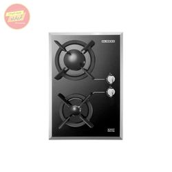 اجاق گاز 2 شعله شیشه ای ایتالیایی G2302 استیل البرز