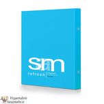دفتر کلاسوری قفل فلزی  سام ( sam ) 26 حلقه 100 برگ در طرحهای مختلف