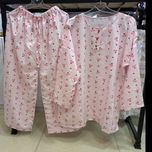 لباس خواب دو تیکه سایز بزرگ نخی کد2