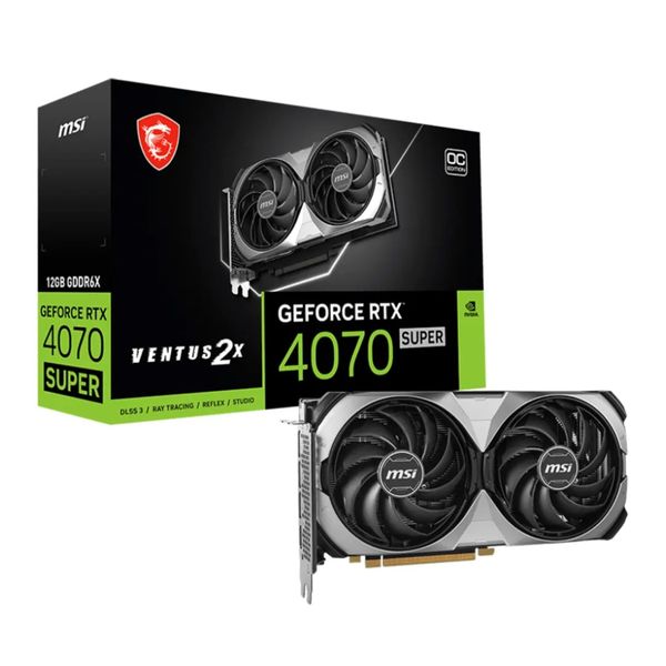 کارت گرافیک ام اس ای مدل MSI RTX 4070 SUPER 12G VENTUS 2X OC