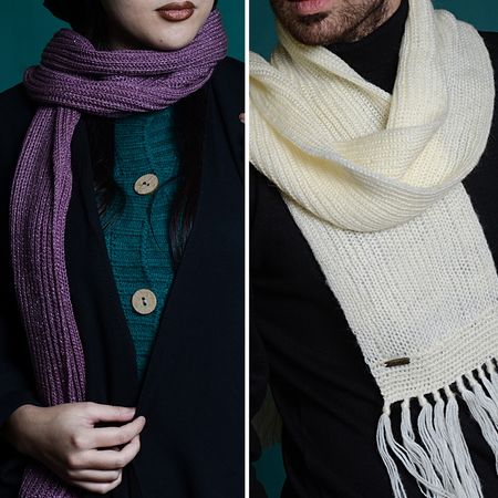 شال گردن زنانه و مردانه شاهو مدل: French Tricot کد: 19040