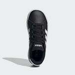 Adidas Grand Court Lace-Up Shoes - Black | Kids' Lifestyle GW6503