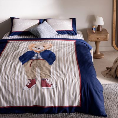 سرویس کاورلحاف تک نفره 3 تکه مادام کوکو مدل Marnay Ayı