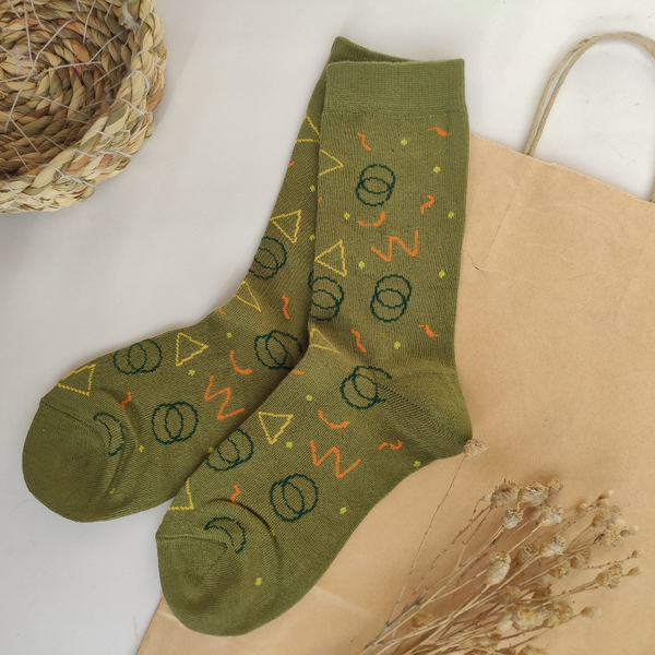 جوراب ساقدار طرح Doodle برند کالزی لند