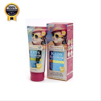 کرم ضدآفتاب ووکالی Wokali ویژه کودکان SPF30 حجم 130 میل