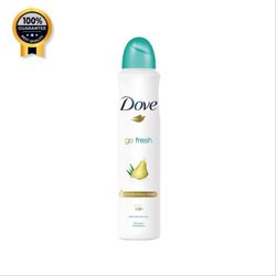 اسپری ضد تعریق زنانه داو Dove اورجینال مدل Go Fresh با رایحه گلابی و آلوئه ورا حجم 250 میلی لیتر