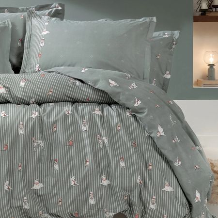 سرویس کاورلحاف یاتاش مدل Adaçayı  تک نفره 3 تکه