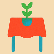 رومیزی مربع