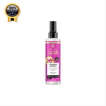 سرم دو فاز مناسب موهای بلند آسیب دیده گلیس Gliss اورجینال مدل Supreme Length حجم 200 میل