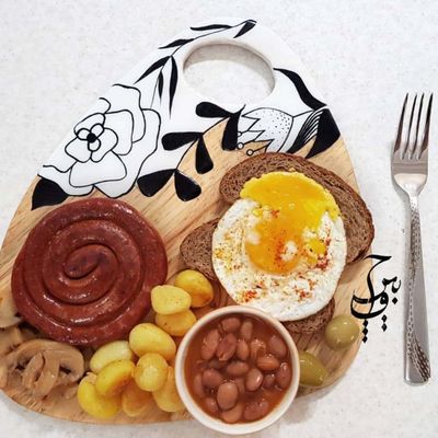 تخته سرو چوب طبیعی نقاشی شده مدل کلاسیک