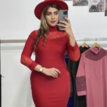 پیراهن یقه گیپورزنانه