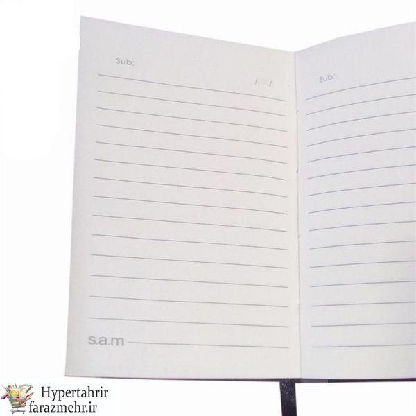 دفتر یادداشت سام( Sam) دنزو سایز  جیبی کشدار 144 برگ در طرح های (پارچه ای -چرمی کلاسیک-پاستلی )