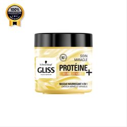 ماسک مو مغذی پروتئین پلاس کره شی باتر گلیس Gliss اورجینال حجم 400 میل