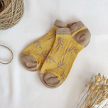 جوراب مچی ژاکارد زنانه گل برجسته برند روپاپا