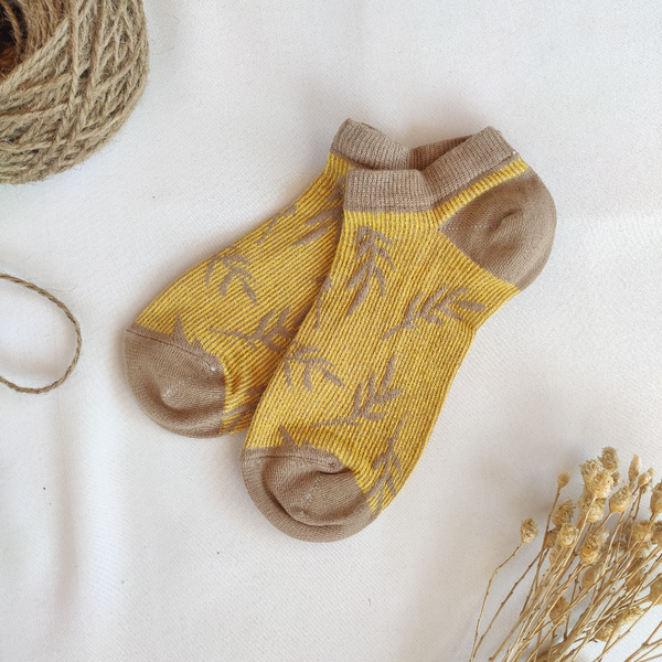 جوراب مچی ژاکارد زنانه گل برجسته برند روپاپا