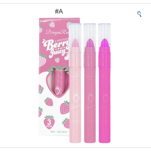 رژلب مدادی پیچی دراگون رانی مدل Berry Juicy