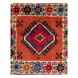 فرش دستباف سایز قالیچه سه متری(تمام پشم یلمه طرح اسپرت دور خلوت خشتی)کد 1677