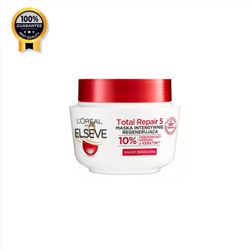 ماسک مو احیا کننده لورآل L'Oréal اورجینال سری السیو Total repair 5 مو آسیب دیده حجم 300 میل