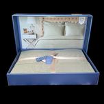 سرویس کاورلحاف مادام کوکو طرح Vézelay King Size satin دو نفره 6 تکه