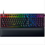 کیبورد مخصوص بازی ریزر مدل (clicky optical) Huntsman V2 purple Switch