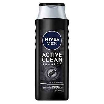 شامپو نیوا مردانه با رایحه زغال مدل Active Clean | NIVEA