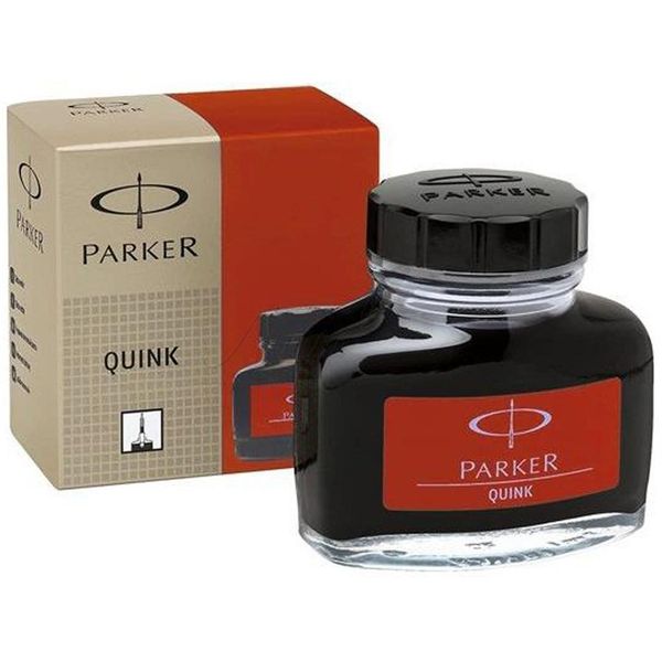جوهر خودنویس پارکر ( Parker )  مدل Quink رنگبندی ( آبی - مشکی - قرمز - سبز - سرمه ای- فیروزه ای  )