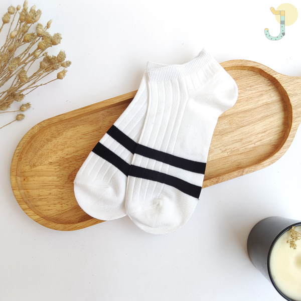 جوراب مچی کبریتی درشت مردانه طرح دو خط وارداتی