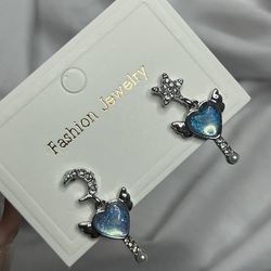 گوشواره قلب کهکشانی پینترستی