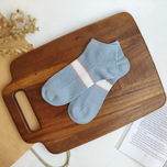 جوراب مچی کبریتی ریز زنانه میکس آبی و سفید برند وارداتی